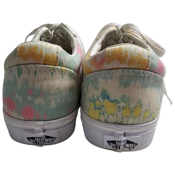 Vans Womens Ward 'Psychedelic Tie Dye' VN0A3IUN54H Canvas Sneaker Shoes Size 8.5 - Picture 6 of 10
